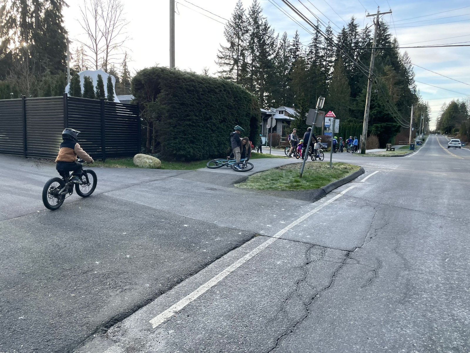 Cold Beautiful Morning — The Bike Train Rolls!