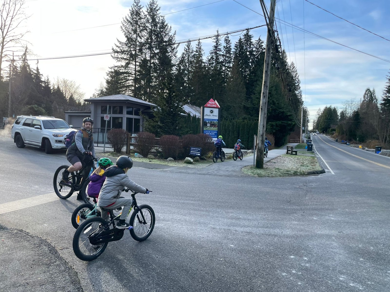 Cold Beautiful Morning — The Bike Train Rolls!